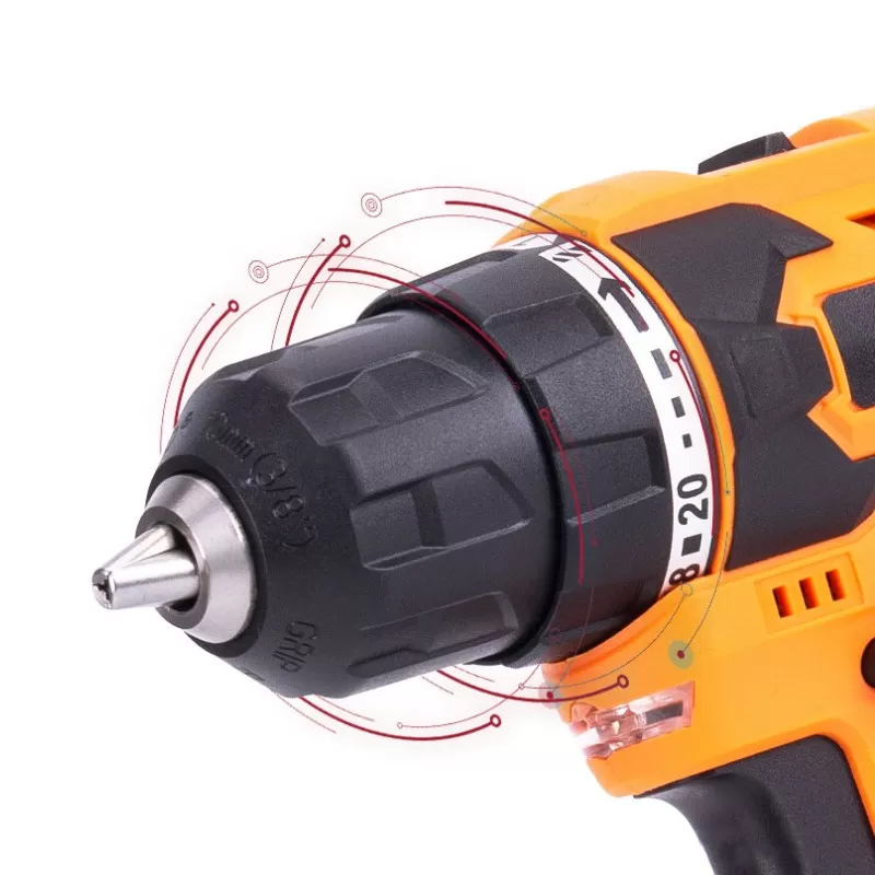 16.8V 40N · M Taladro eléctrico de litio sin escobillas