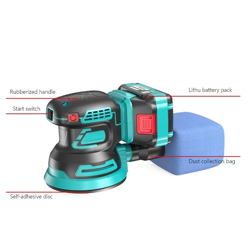 18V 125 mm de lijadora inalámbrica