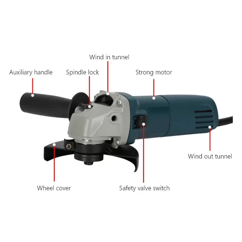 Grinder de ángulo cableado de 100 mm 560W