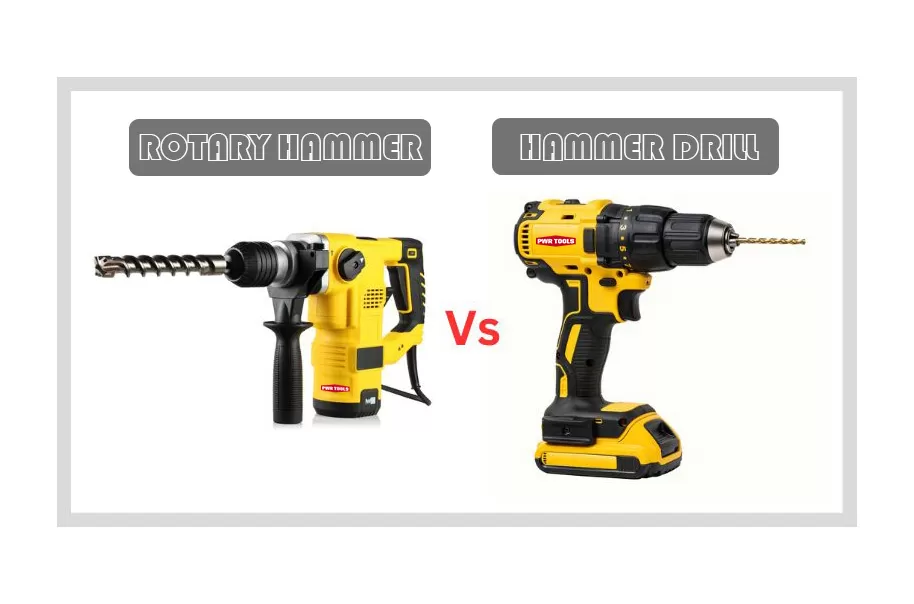 Martillo de martillo versus martillo rotativo: elección de la herramienta correcta