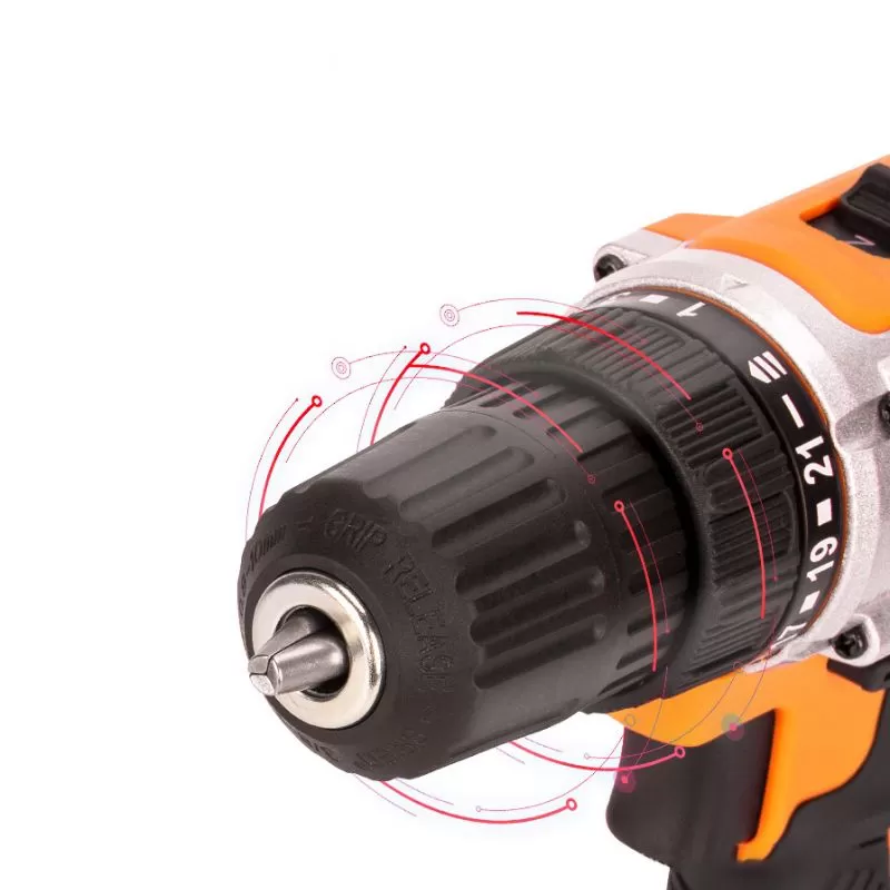 18V 45n.M Drill Lithium sin escobillas P10123